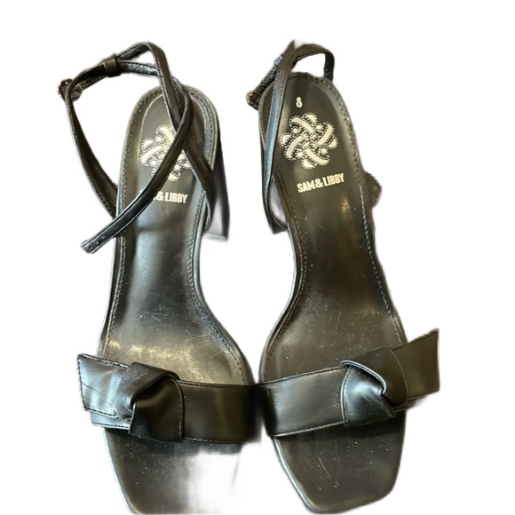 Sam and Libby black heels size 8 - Picture 3 of 9
